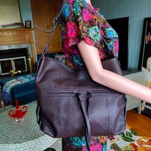 NWOT Kooba Eggplant Hobo Bag
